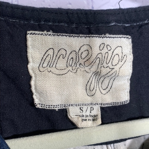 Ace & Jig Women Striped 3/4 Sleeve Shift Dress Navy White Size S Casual - Picture 4 of 7